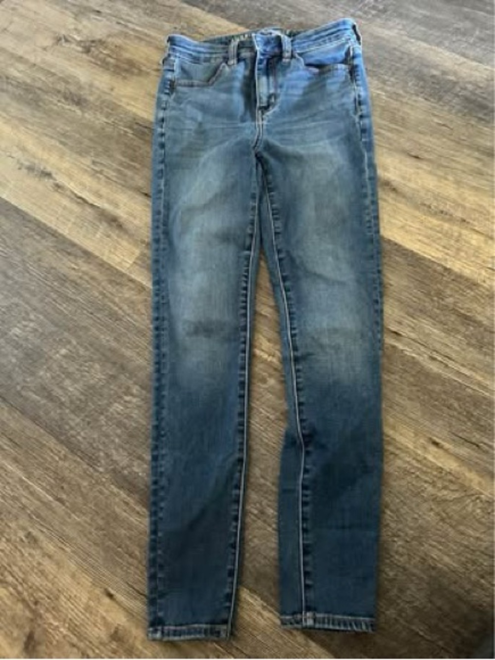 American Eagle Outfitters Women's Skinny Jeans - Blue Wash